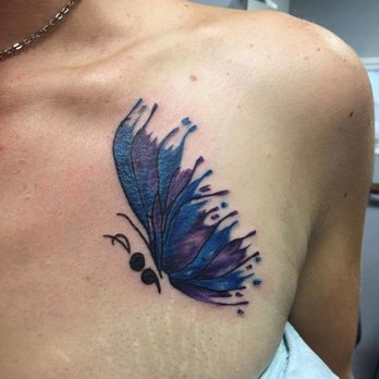 The Body Art Gallery - Custom watercolor butterfly by Anastasia. - Tattoo Near Me - Mishawaka, Indiana The Body Art Gallery - Custom watercolor butterfly by Anastasia. - Tattoo Near Me - Mishawaka, Indiana