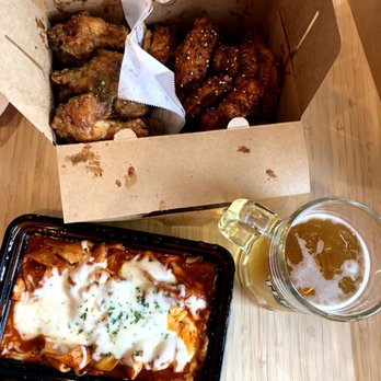 ChimcKing - Side Cheese Ddukbokki Half & Half Soy Garlic & Hot Whole Chicken - Chicken Wings Near Me - Beaverton, Oregon ChimcKing - Side Cheese Ddukbokki Half & Half Soy Garlic & Hot Whole Chicken - Chicken Wings Near Me - Beaverton, Oregon