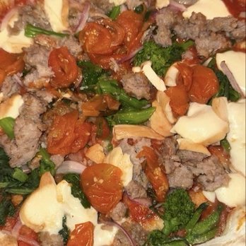 Gelso & Grand - Sausage & Broccoli Rabe Wood Fired Pizza - Italian Near Me - New York, New York