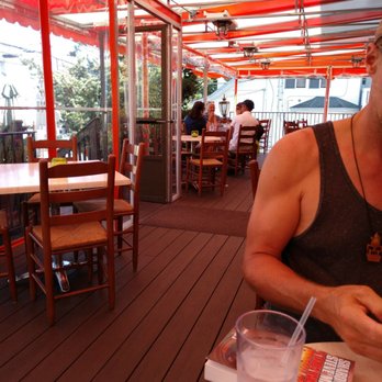 Caffe Prego - Outside seating for everyone! - Italian Near Me - Ogunquit, Maine