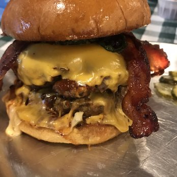 Rodeo Goat - The Bodacious (added a patty and sans onions and pickles) - Burgers Near Me - Plano, Texas Rodeo Goat - The Bodacious (added a patty and sans onions and pickles) - Burgers Near Me - Plano, Texas
