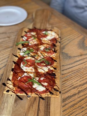 Photo of Tiger Mountain Vineyards - Tiger, GA, US. Margherita flatbread