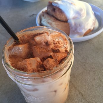 Cafe Topes - Horchata and cinnamon roll dirty - Coffee & Tea Near Me - Carlsbad, California Cafe Topes - Horchata and cinnamon roll dirty - Coffee & Tea Near Me - Carlsbad, California