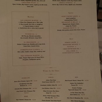 Hotel Saint Vincent - Drink menu - Hotels Near Me - New Orleans, Louisiana