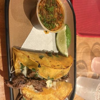 Mex Sabor - Birria Tacos with Cheese & Consome - Mexican Near Me - Fresno, California