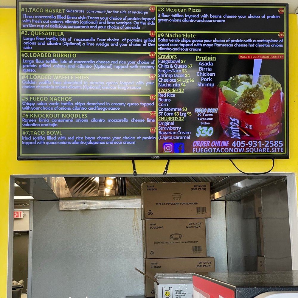 Fuego Taco - Tacos Near Me - Midwest City, Oklahoma