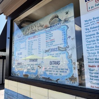 Lil Hut - Menu - Seafood Near Me - Morro Bay, California