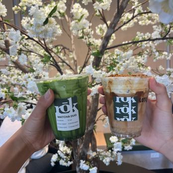 Rok Coffee and Tea - matcha duo & lotus einspanner - Coffee & Tea Near Me - Los Angeles, California
