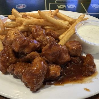 Lucky Lou's American Grill - Honey bbq boneless wings combo. - American Near Me - Chandler, Arizona Lucky Lou's American Grill - Honey bbq boneless wings combo. - American Near Me - Chandler, Arizona
