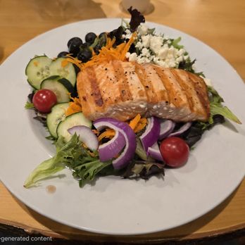 Cambria Pines Lodge Restaurant - Salmon salad - American Near Me - Cambria, California Cambria Pines Lodge Restaurant - Salmon salad - American Near Me - Cambria, California