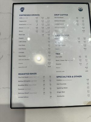 Menu photo 6 Joshua Tree Coffee Company Joshua Tree, CA