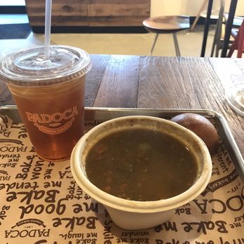 Padoca Bakery - lentil soup and iced black tea :) - Coffee & Tea Near Me - New York, New York Padoca Bakery - lentil soup and iced black tea :) - Coffee & Tea Near Me - New York, New York