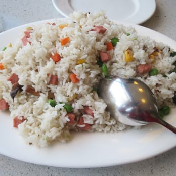 King's Café - rice with soy ham - Vegetarian Near Me - Toronto, Ontario King's Café - rice with soy ham - Vegetarian Near Me - Toronto, Ontario