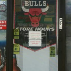 Eagle Wine & Liquor - I've never seen this before at a liquor store! Pretty cool, Sunday is family day-- not open!
