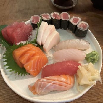 Nippon Cha - A. Sushi & Sashimi Dinner - size is about for 1 person. - Japanese Near Me - Bayside, New York Nippon Cha - A. Sushi & Sashimi Dinner - size is about for 1 person. - Japanese Near Me - Bayside, New York