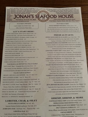 Jonah's Seafood House, 2601 Oyster Bar, and Market & Bake Shop by null