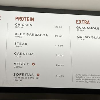 Chipotle Mexican Grill - Chipotle menu 3/2024 - Mexican Near Me - San Francisco, California