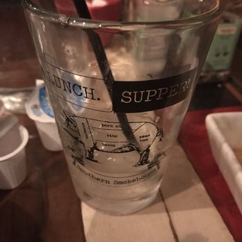 Lunch. Supper! - Love their drinking glasses! - New American Near Me - Richmond, Virginia