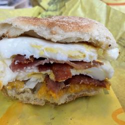 McDonald's - Double egg double bacon !!! Well done team!