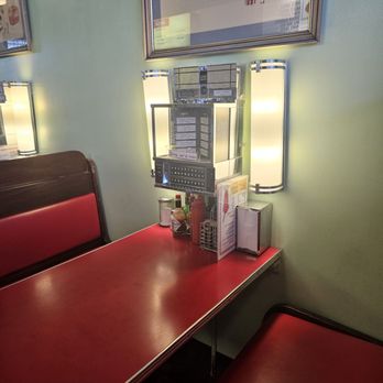 Galaxie Diner - cozy booth - Diners Near Me - Calgary, Alberta Galaxie Diner - cozy booth - Diners Near Me - Calgary, Alberta
