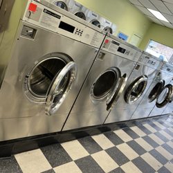 Lori Meadows Coin Op Laundry - All washers and dryers have red tape not working. The ones working only have cold water.