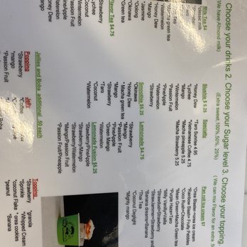 Tea Shack - Menu - Bubble Tea Near Me - Modesto, California