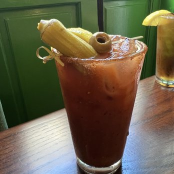 82 Queen - The Ultimate Bloody Mary. I opted for no shrimp. - Southern Near Me - Charleston, South Carolina 82 Queen - The Ultimate Bloody Mary. I opted for no shrimp. - Southern Near Me - Charleston, South Carolina