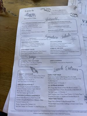 Menu photo 2 Brockton Villa Restaurant La Jolla, CA Menu photo 2 Brockton Villa Restaurant La Jolla, CA