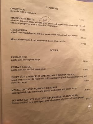 Menu photo 6 Taverna Romana Rome, RM