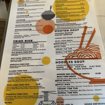Hom Mali By The Nood Bar - Menu - Noodles Near Me - San Diego, California