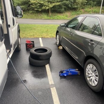 Madden Mobile Tire Service - The mobile tire guy in action installing my new tires - Tires Near Me Madden Mobile Tire Service - The mobile tire guy in action installing my new tires - Tires Near Me