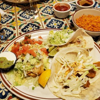 Armando's Mexican Restaurant - Cabo wabo: seafood chimichanga, fish taco, scallop & shrimp taco, no beans double rice - Mexican Near Me - Detroit, Michigan Armando's Mexican Restaurant - Cabo wabo: seafood chimichanga, fish taco, scallop & shrimp taco, no beans double rice - Mexican Near Me - Detroit, Michigan