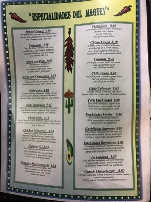 Menu photo 3 El Maguey Winfield, KS Menu photo 3 El Maguey Winfield, KS