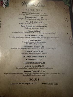 Menu photo 3 Monalisia Williamstown, NJ Menu photo 3 Monalisia Williamstown, NJ