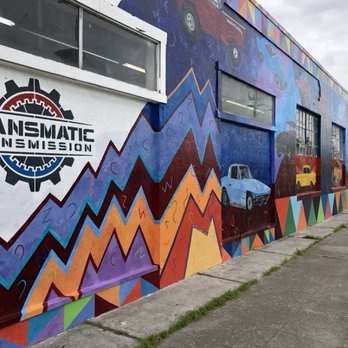 Transmatic Transmission - The mural on the side of our shop - Transmission Repair Near Me - Oakland, California Transmatic Transmission - The mural on the side of our shop - Transmission Repair Near Me - Oakland, California