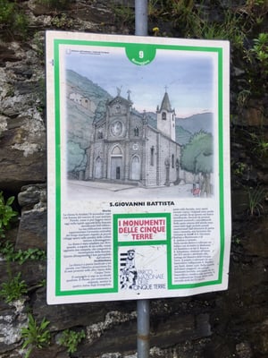 Church of San Giovanni Battista of Riomaggiore by null