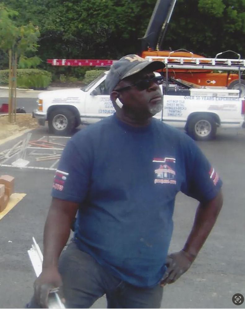 Slide of Johnson's Roofing Service