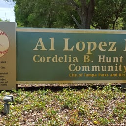 Al Lopez Park with it's entrance on Himes Avenue, in between Hillsborough and MLK Avenues