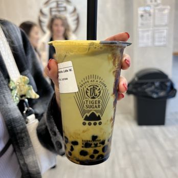 Tiger Sugar - Brown sugar matcha with boba - Bubble Tea Near Me - New York, New York Tiger Sugar - Brown sugar matcha with boba - Bubble Tea Near Me - New York, New York