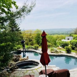 Aqua Masters Of Simsbury - Regular customers pool getting its weekly check!