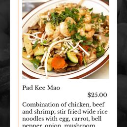 Menu description Menu description