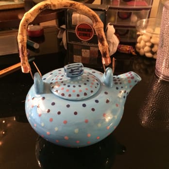 The Clayroom - Teapot after - Paint-Your-Own Pottery Near Me - Brookline, Massachusetts The Clayroom - Teapot after - Paint-Your-Own Pottery Near Me - Brookline, Massachusetts