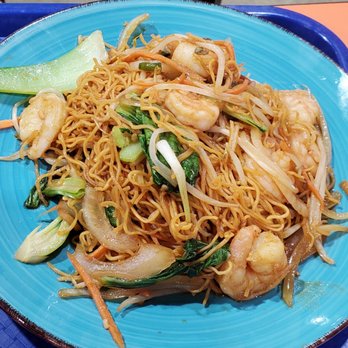 T1 Bento - Shrimp Cantonese noodles - Thai Near Me - Doraville, Georgia