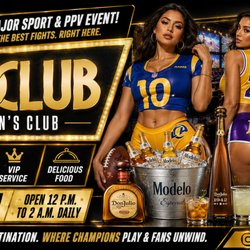 Gold Club Gentlemen’s Club - Catch Every Major Sports Event at The Gold Club Gentlemen's Club FREE ADMISSION
Open Daily: 12:00 PM - 2:00 AM