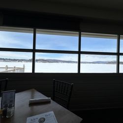 The East Side Restaurant & Pub - The view of the lake from the dining area.