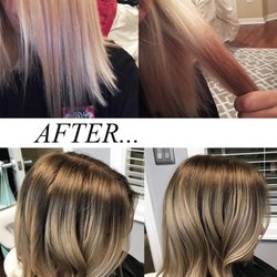 Chelsea Lyn Hair studio - Chelsea is INCREDIBLE! She transformed my nightmare of a color job to a gorgeous color melt!