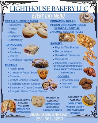 Menu photo 1 Lighthouse Bakery Dauphin Island, AL
