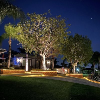 Residential Outdoor Landscape Lighting - Introducing our premier service for landscape fixture installation, where we bring your outdoor spaces to life with stunning lighting and fixtures that illuminate and enhance the natural beauty of your surroundings. Our expert team of professionals is dedicated to transforming your landscape into a captivating oasis, tailored to your unique vision and preferences.