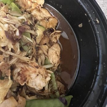 Genghis Grill - This is a bowl with cabbage. They're only a mile away from my house and this is how it came. - Chinese Near Me - Addison, Texas Genghis Grill - This is a bowl with cabbage. They're only a mile away from my house and this is how it came. - Chinese Near Me - Addison, Texas