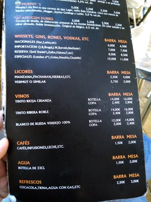 Menu photo 1 Oh! Mandril Madrid, M Menu photo 1 Oh! Mandril Madrid, M
